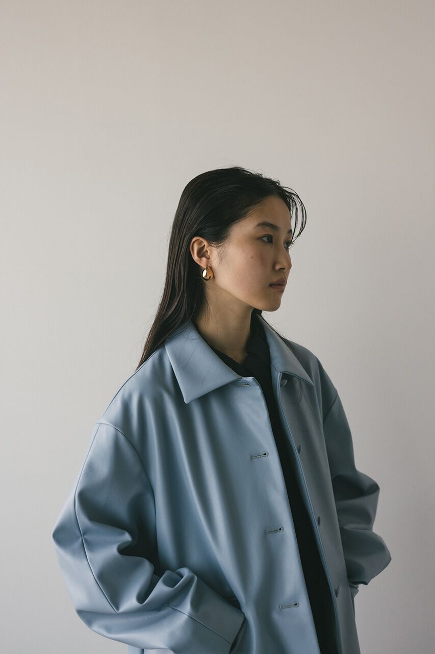 STYLEMIXER「ステンカラーフェイクレザージャケット」|その他|