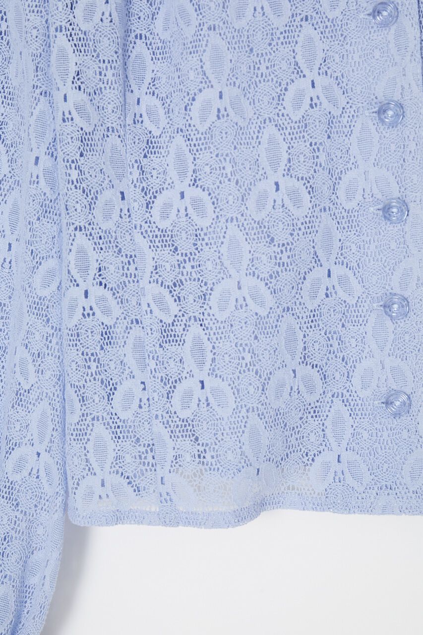 MOUSSY「PUFF SHOULDER LACE ブラウス」|シャツ・ブラウス|