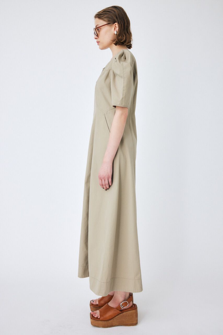 MOUSSY「TUCK SLEEVE FIT ドレス」|ワンピース|