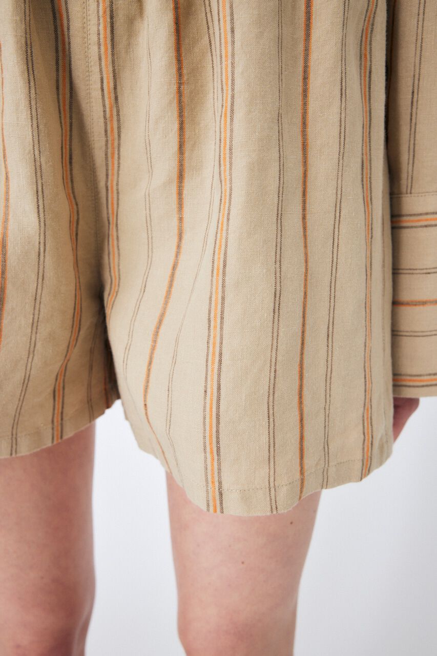 MOUSSY「LINEN STRIPE ミニドレス＆パンツ」|ワンピース|