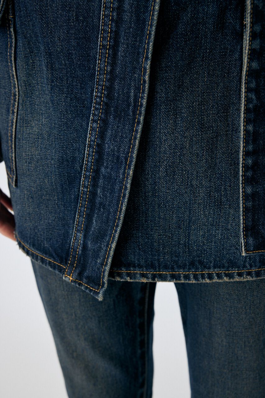 MOUSSY「WRAP デニムミニスカート」|スカート|