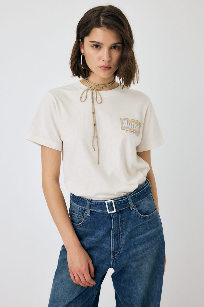 MOUSSY「GENUINE MOUSSY Tシャツ」|Tシャツ・カットソー|O/WHT1