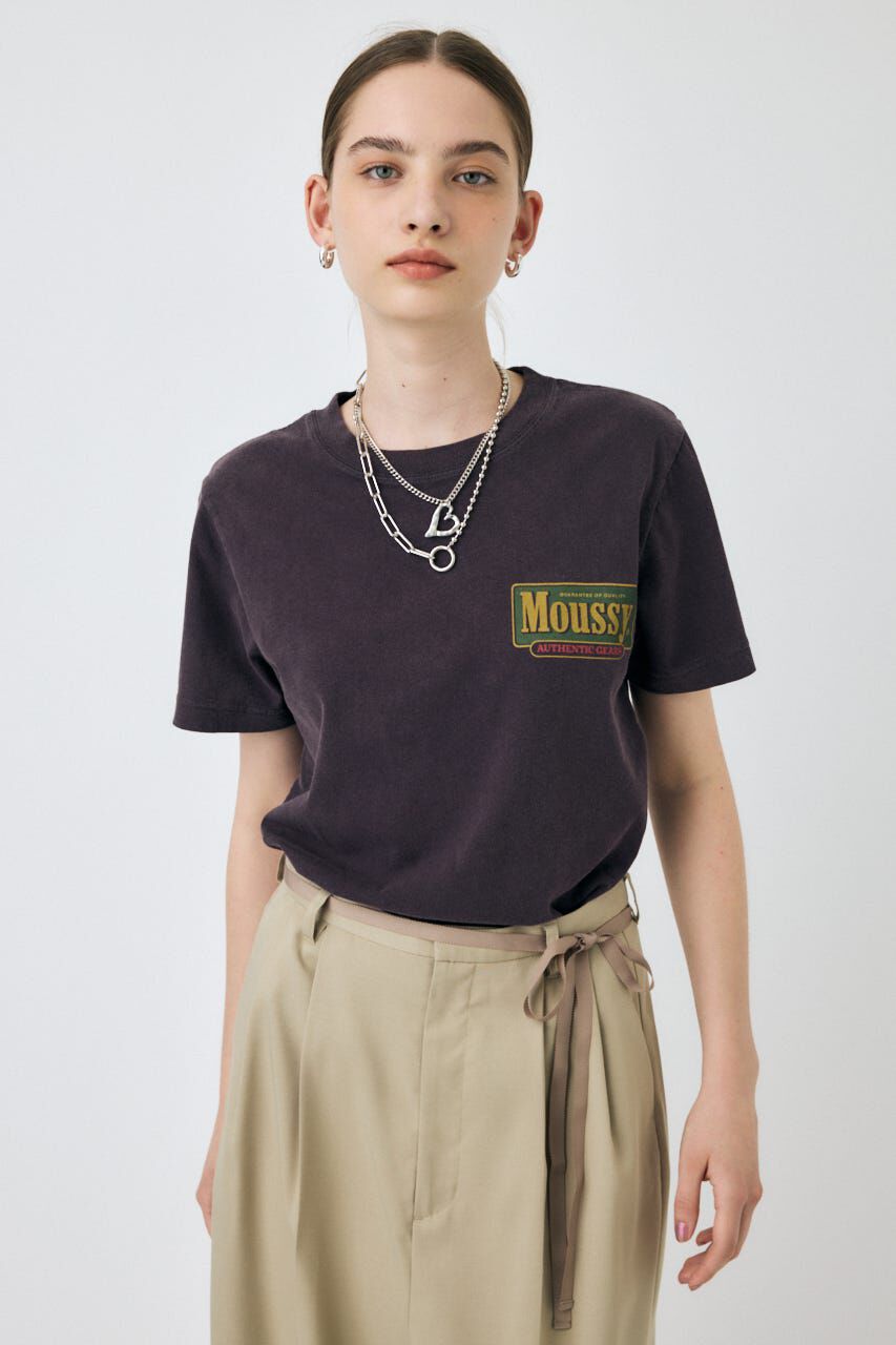 MOUSSY「GENUINE MOUSSY Tシャツ」|Tシャツ・カットソー|L/BLK1