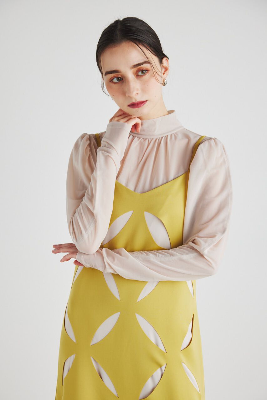 rienda「スランティングスリットキャミOP」|ワンピース|