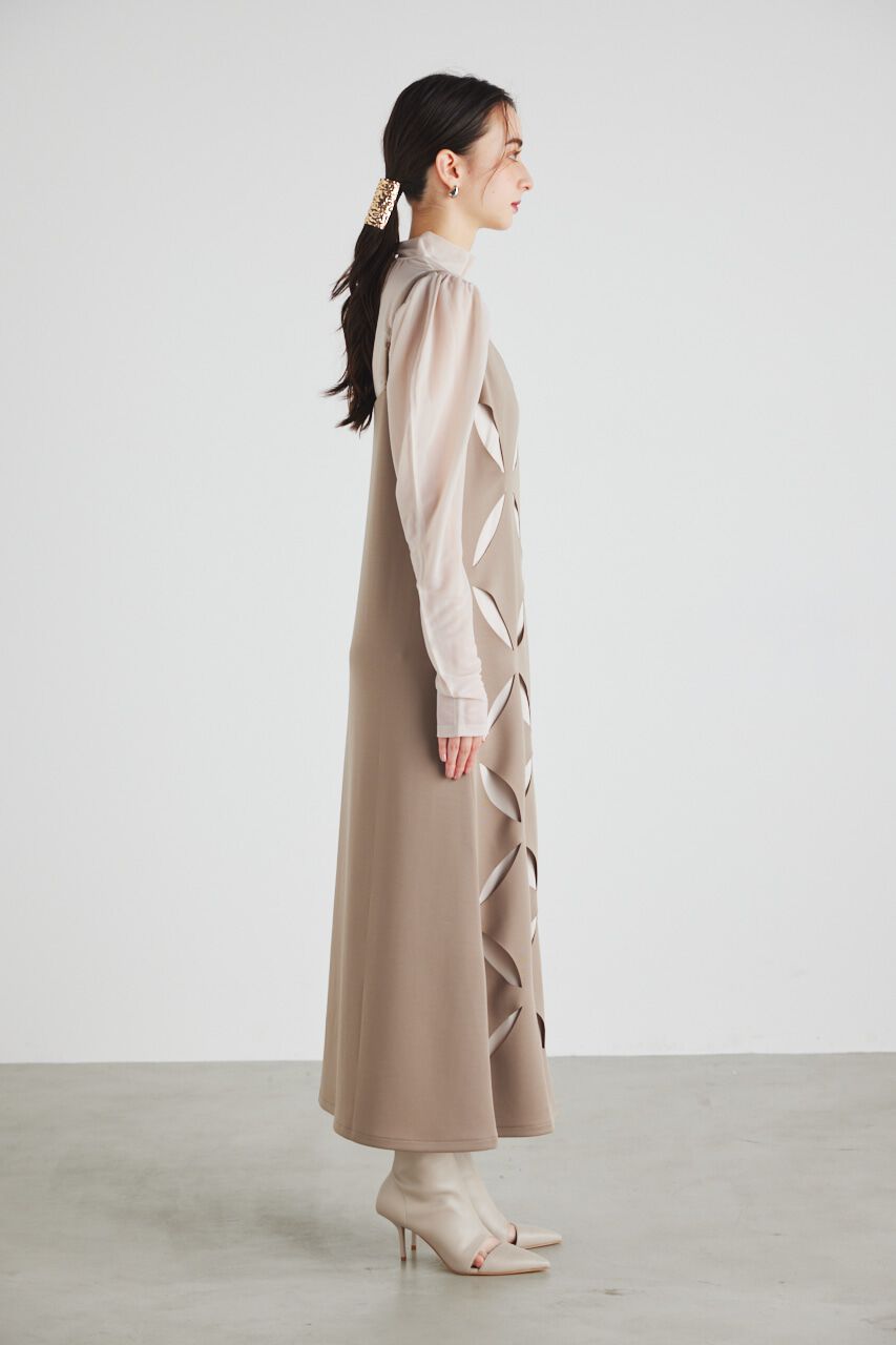 rienda「スランティングスリットキャミOP」|ワンピース|