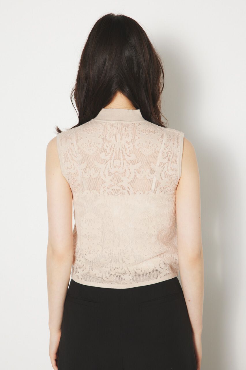 rienda「レースH/N Knit TOP」|ニット・セーター|