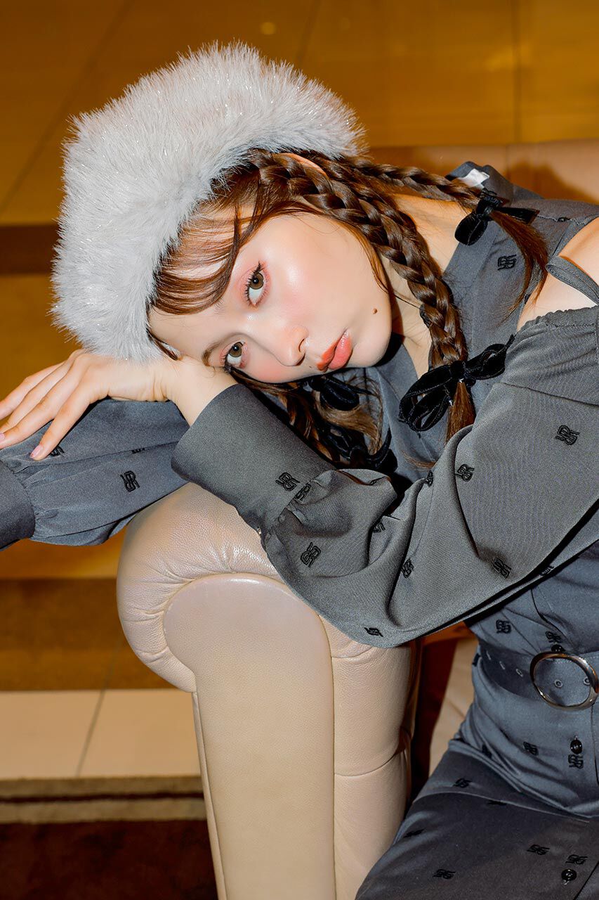 rienda「シャイニーフェィクファーベレー」|その他|L/GRY1