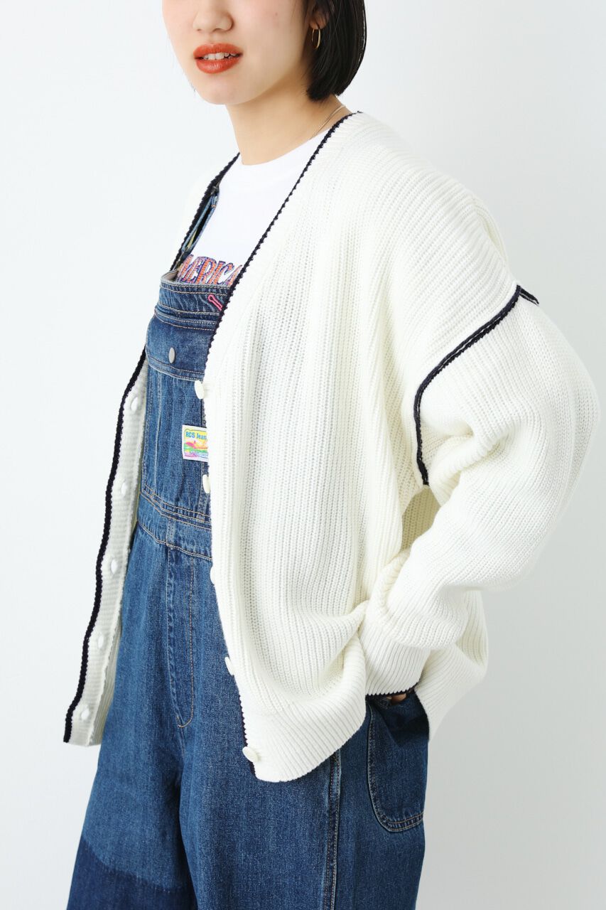 RODEO CROWNS「ラインニットカーディガン」|カーディガン|