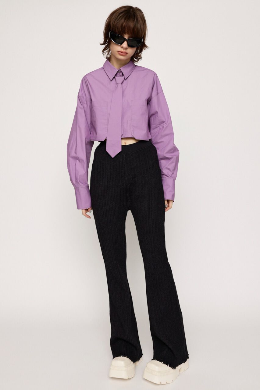 SLY「DAMAGE HEM STRAGHT FLARE パンツ」|その他|