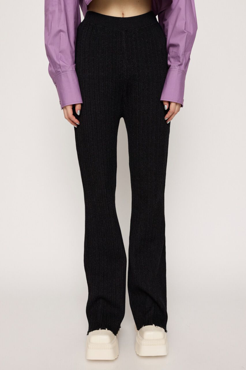 SLY「DAMAGE HEM STRAGHT FLARE パンツ」|その他|