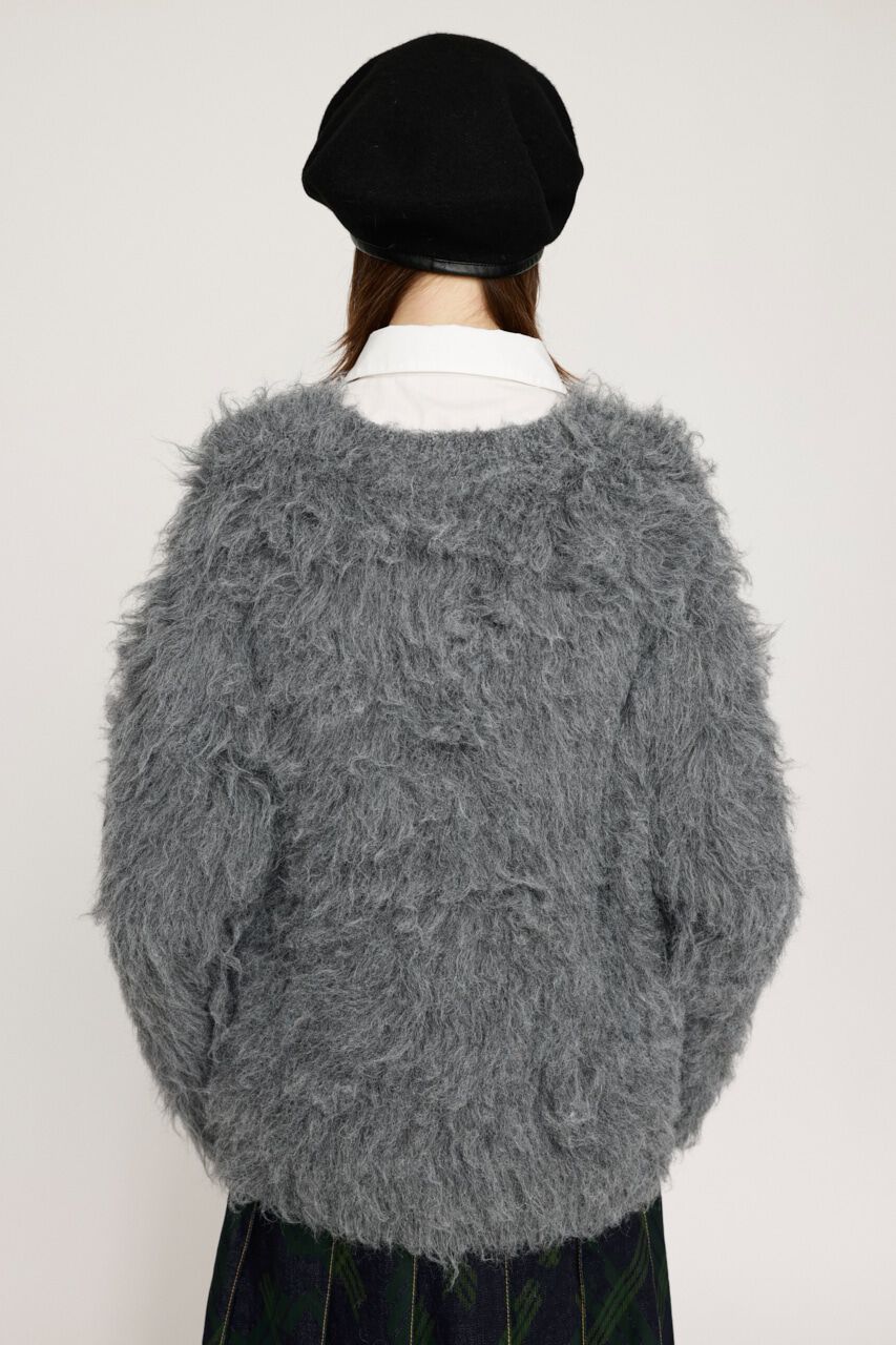 SLY「SHAGGY LOOSE カーディガン」|カーディガン|