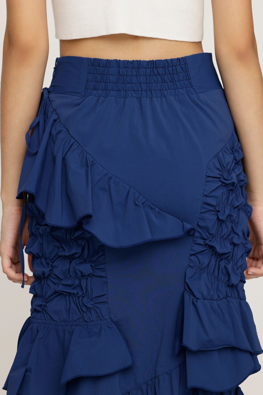 SLY「SMOCKING RIBBON DESIGN スカート」|スカート|