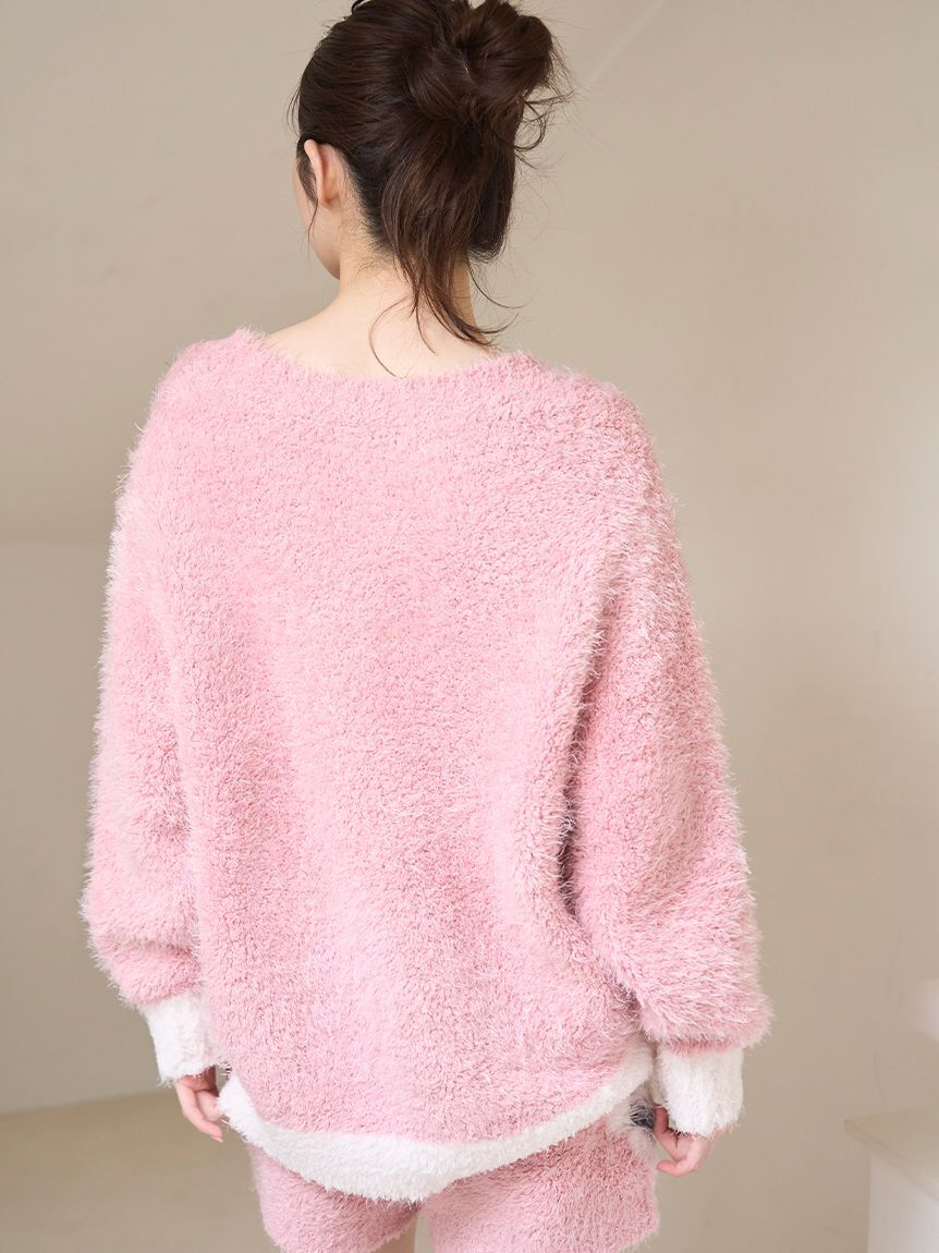 SNIDEL HOME「フラワージャガードニットカーディガン」|ルームウェア|