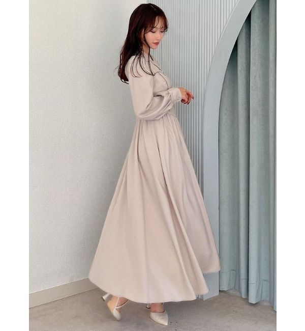 RESEXXY「オープンカラーコルセットシャツワンピース」|ワンピース|