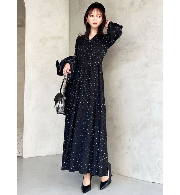 RESEXXY「オープンカラーコルセットシャツワンピース」|ワンピース|