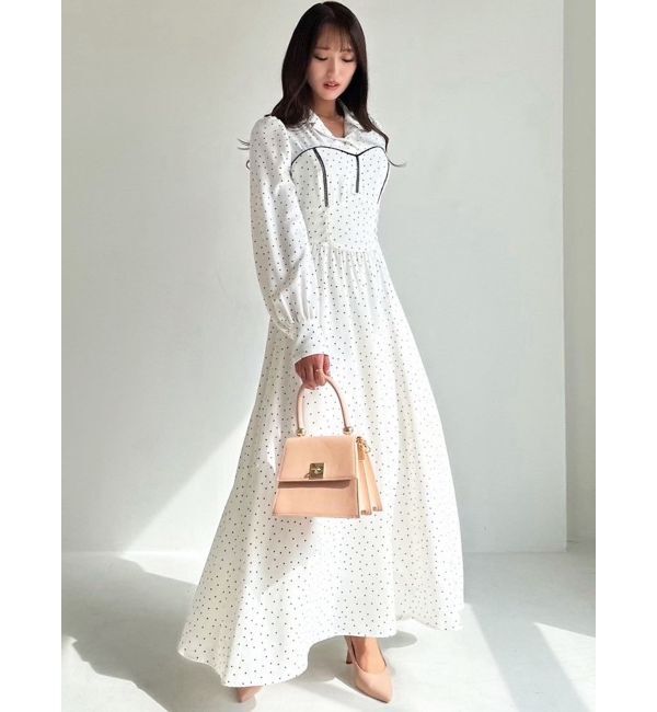 RESEXXY「オープンカラーコルセットシャツワンピース」|ワンピース|