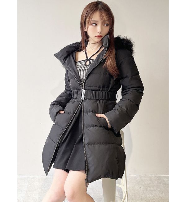 RESEXXY「フード付ダウンコート」|ダウン|