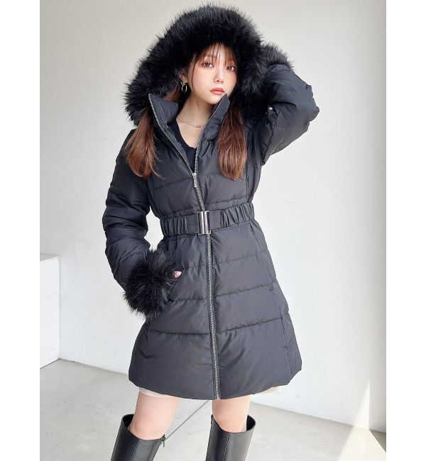 RESEXXY「フード付ダウンコート」|ダウン|