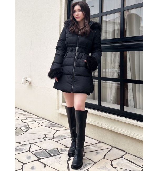 RESEXXY「フード付ダウンコート」|ダウン|