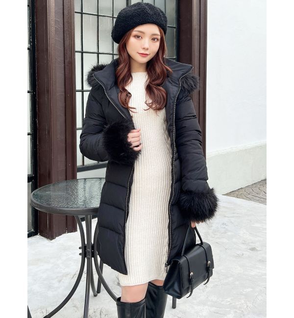 RESEXXY「フード付ダウンコート」|ダウン|