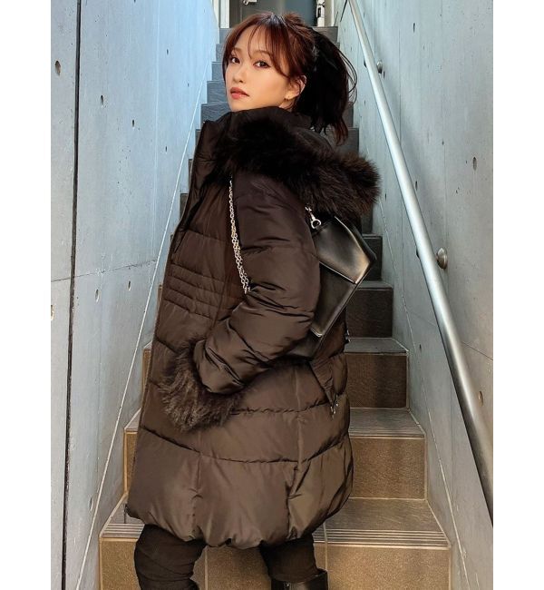 RESEXXY「フード付ダウンコート」|ダウン|