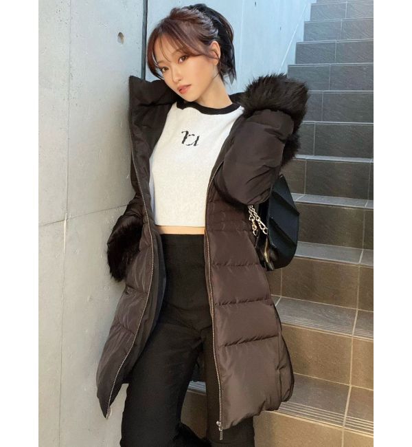 RESEXXY「フード付ダウンコート」|ダウン|