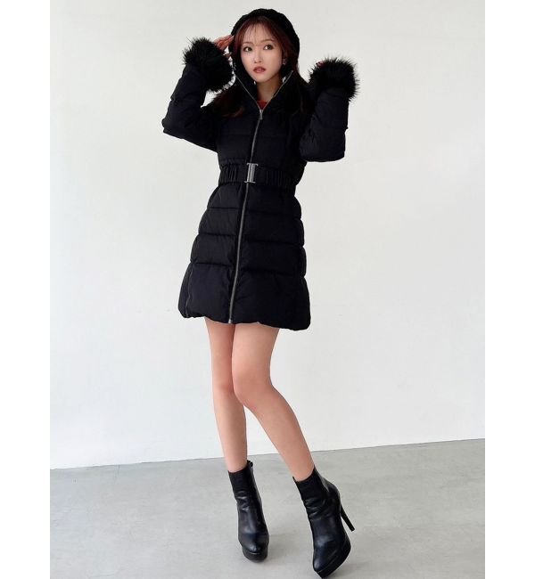 RESEXXY「フード付ダウンコート」|ダウン|
