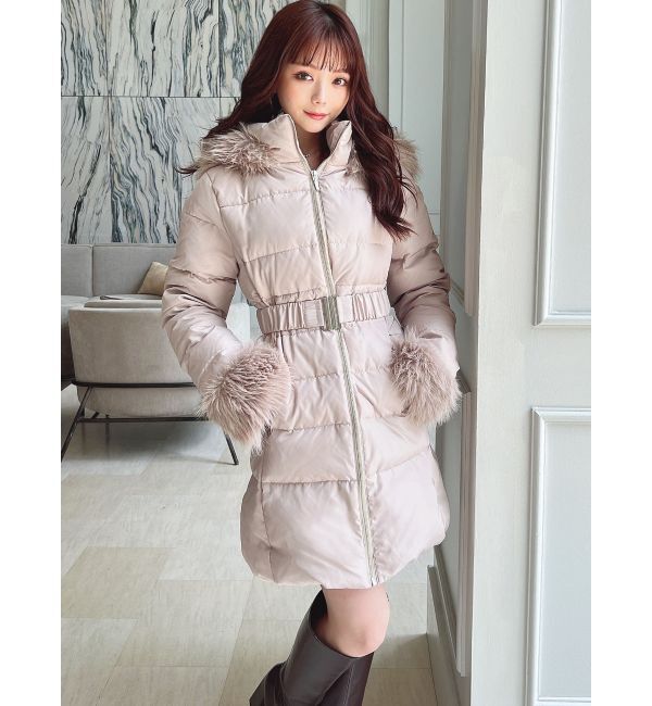 RESEXXY「フード付ダウンコート」|ダウン|