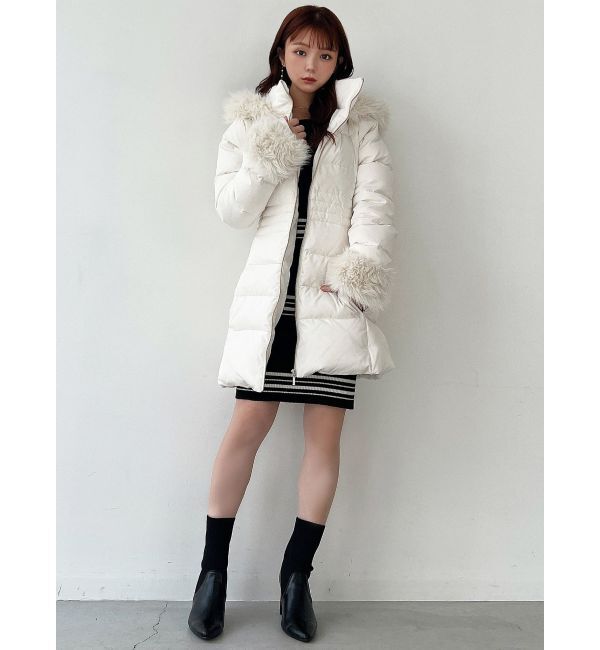 RESEXXY「フード付ダウンコート」|ダウン|