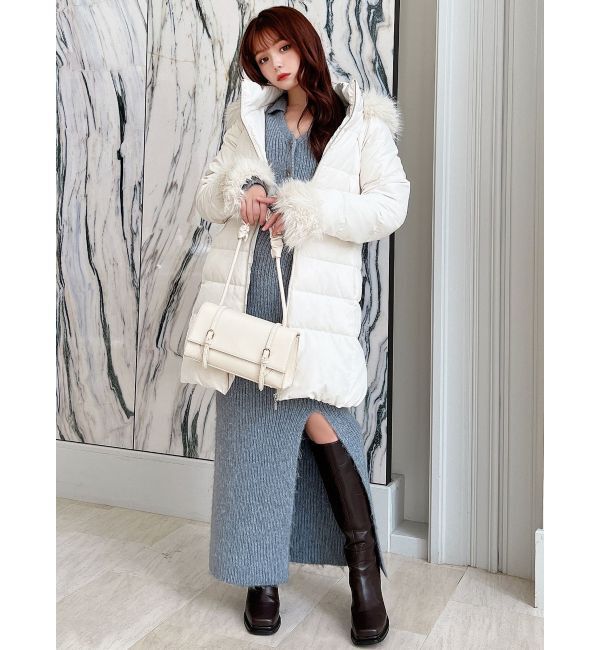 RESEXXY「フード付ダウンコート」|ダウン|