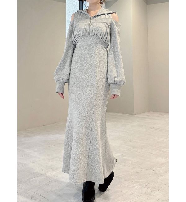 RESEXXY「レイヤードフーディワンピース」|ワンピース|