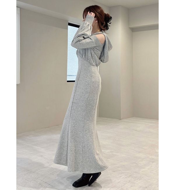 RESEXXY「レイヤードフーディワンピース」|ワンピース|