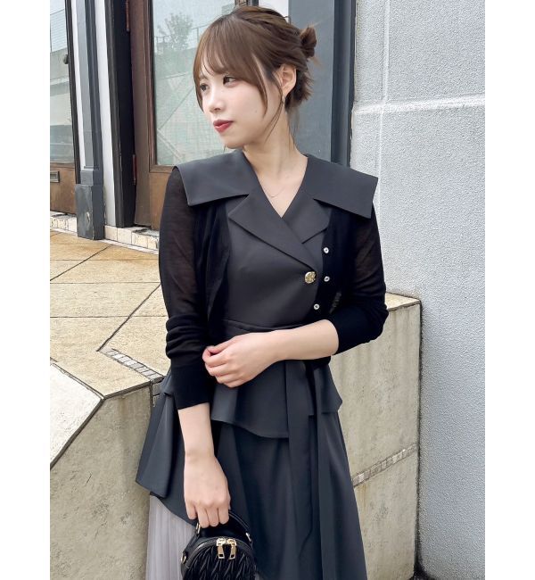 dazzlin「ラメシアーシンプルニットカーディガン」|カーディガン|