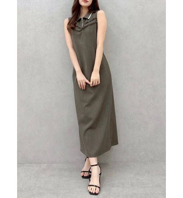 dazzlin「フチフリルレイヤードワンピース」|ワンピース|