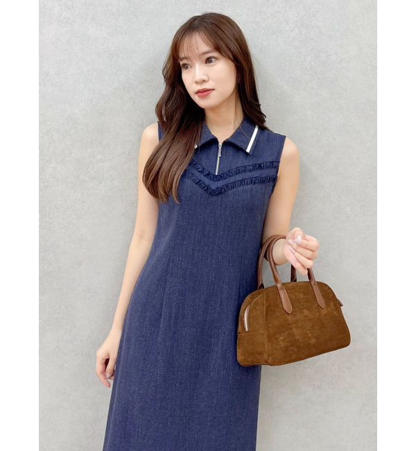 dazzlin「フチフリルレイヤードワンピース」|ワンピース|