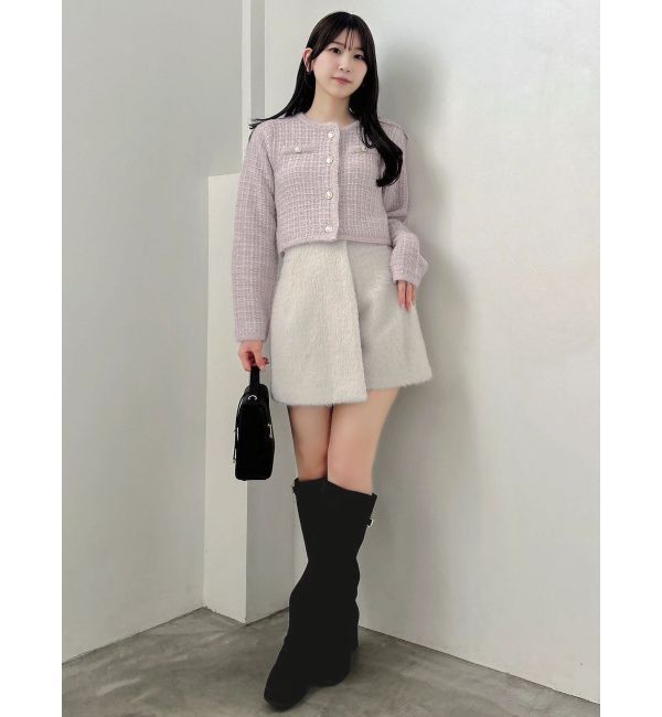 dazzlin「シャギースコート」|スカート|