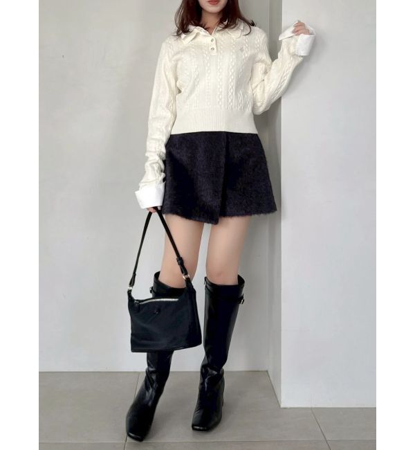 dazzlin「シャギースコート」|スカート|