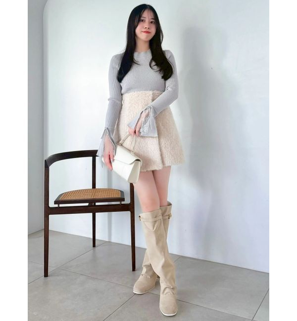 dazzlin「シャギースコート」|スカート|