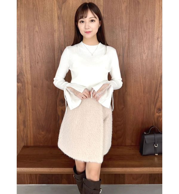 dazzlin「シャギースコート」|スカート|