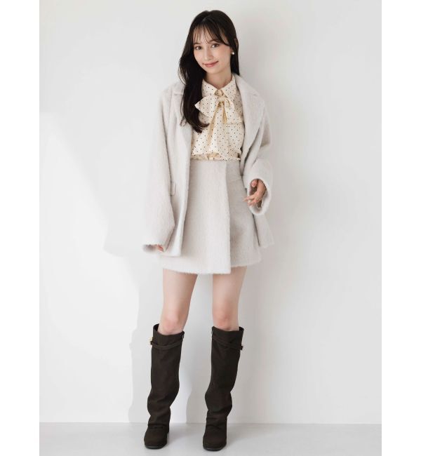 dazzlin「シャギースコート」|スカート|