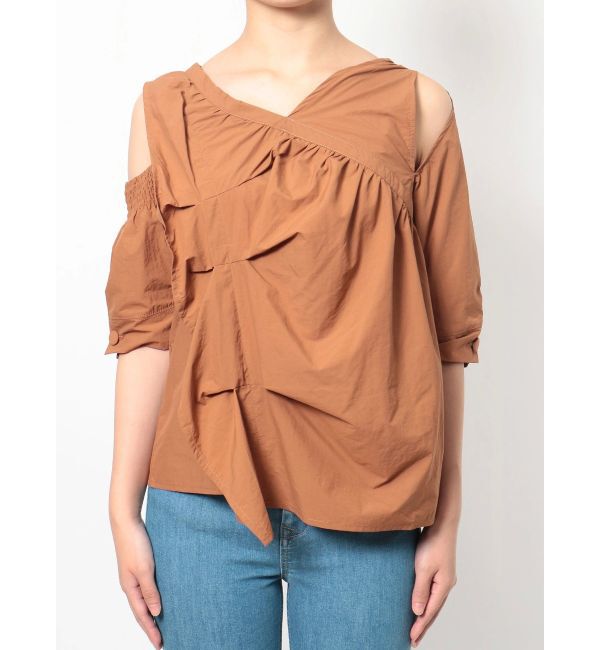 EMODA「アシンメトリーライントップ」|Tシャツ・カットソー|