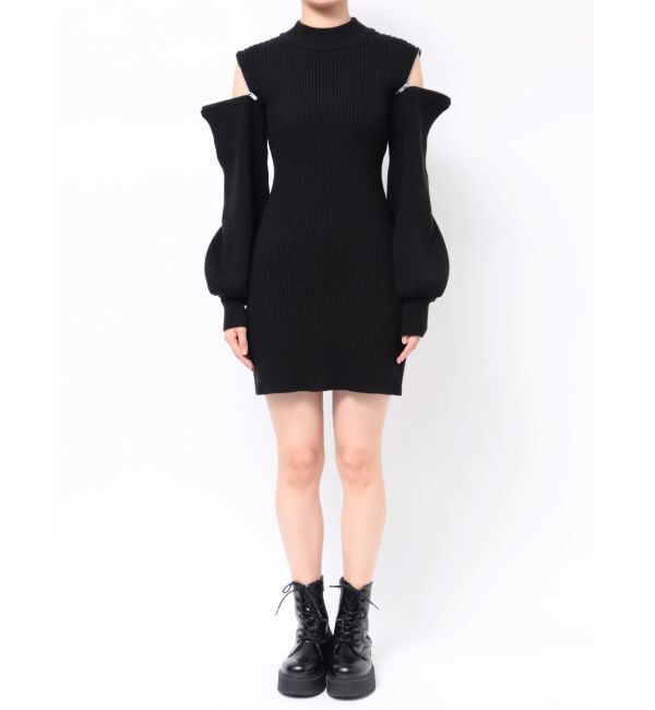 EMODA「オープンショルダーミニワンピース」|ワンピース|