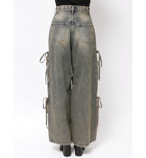 EMODA「カットアウトルーズジーンズ」|デニム|