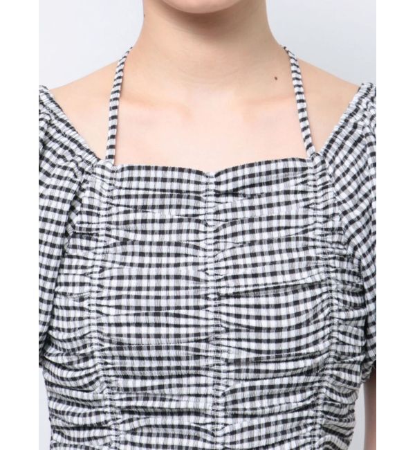 MERCURYDUO「クロップドシャーリングカットソー」|Tシャツ・カットソー|