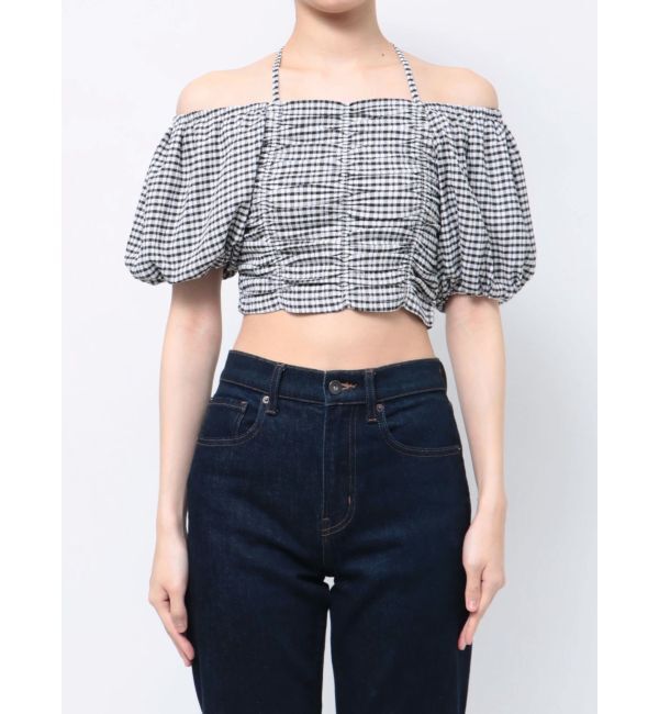 MERCURYDUO「クロップドシャーリングカットソー」|Tシャツ・カットソー|