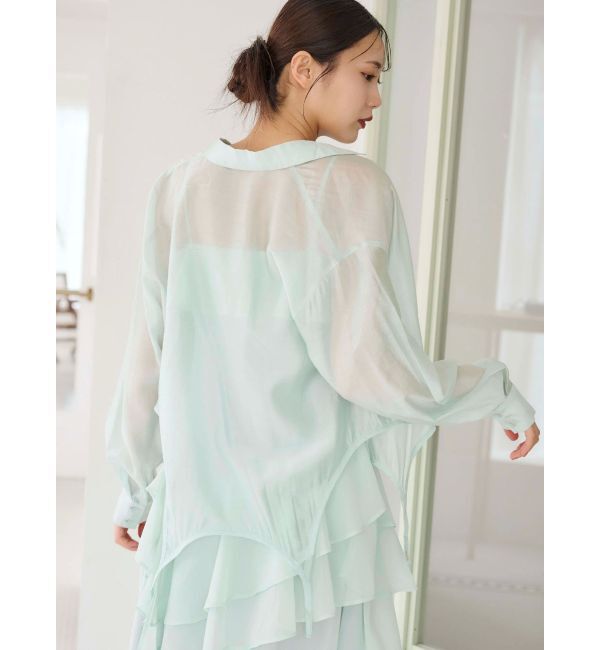 MERCURYDUO「ガーターデザインシャツ」|シャツ・ブラウス|