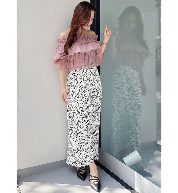 MERCURYDUO「【WEB限定カラーあり】アシメタックナロースカート」|スカート|