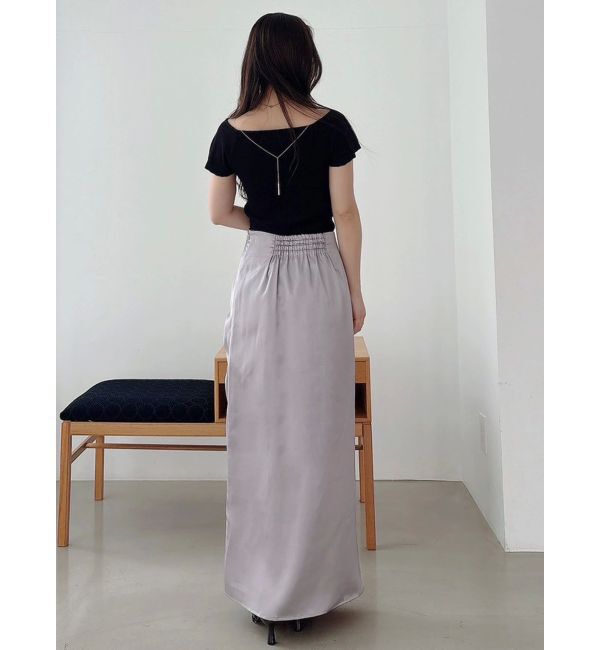 MERCURYDUO「【WEB限定カラーあり】アシメタックナロースカート」|スカート|