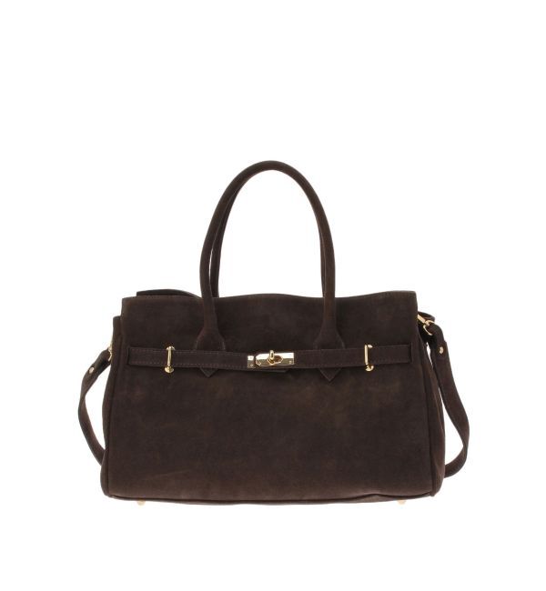 MERCURYDUO「【MILLELA FIRENZE】スエードハンドバッグ」|ハンドバッグ|