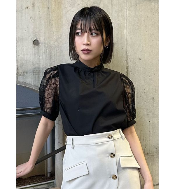 MURUA「レーススリーブブラウス」|シャツ・ブラウス|